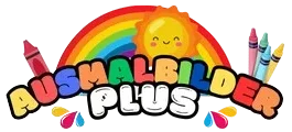 ausmalbilder plus logo