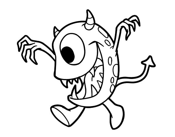 Erschreckendes Monster