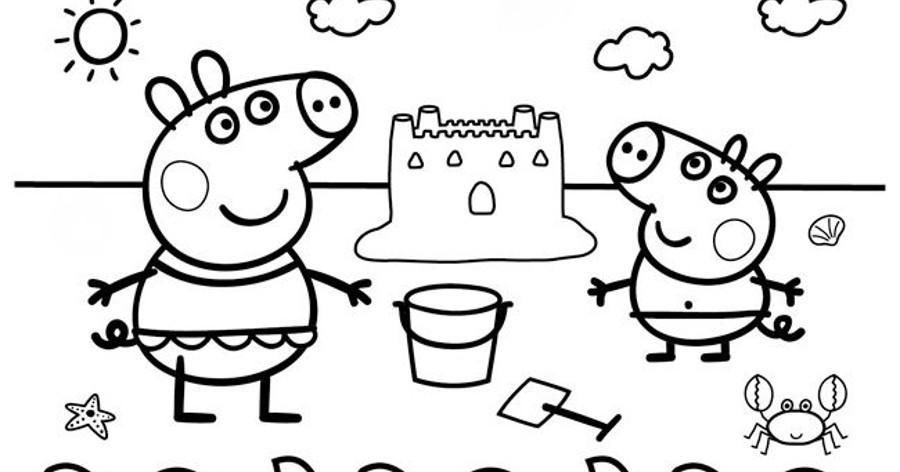 Peppa Wutz mit ihrem Papa