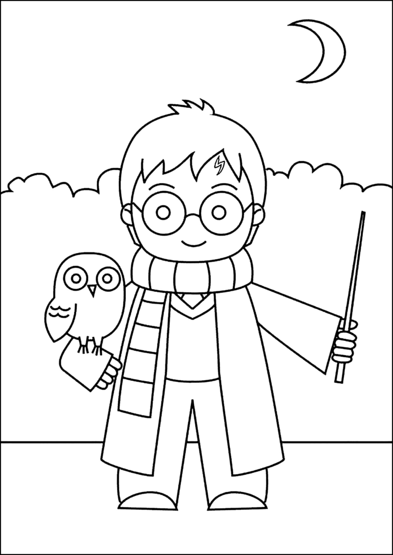 Der kleine Harry Potter lächelnd