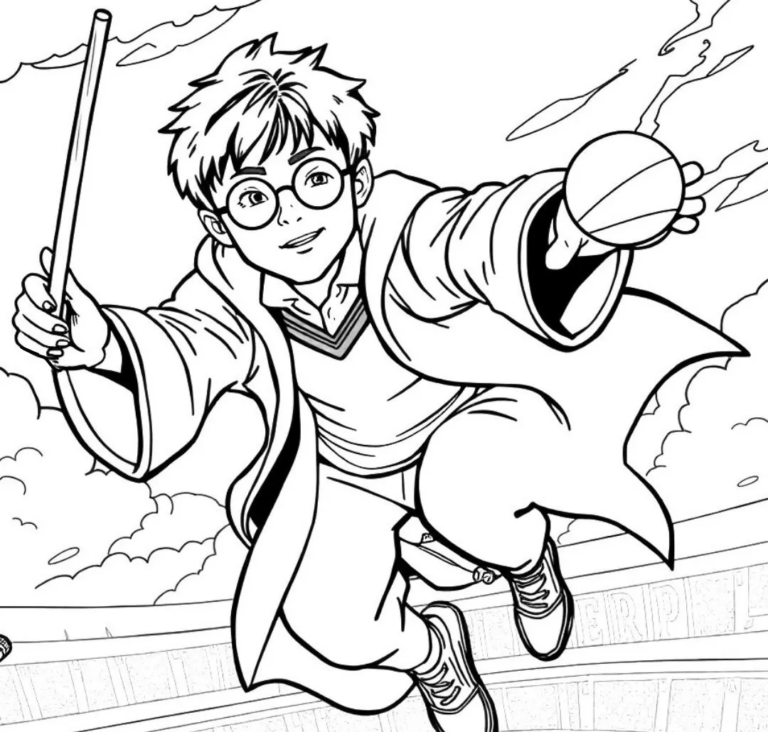 Harry Potter beim Spielen