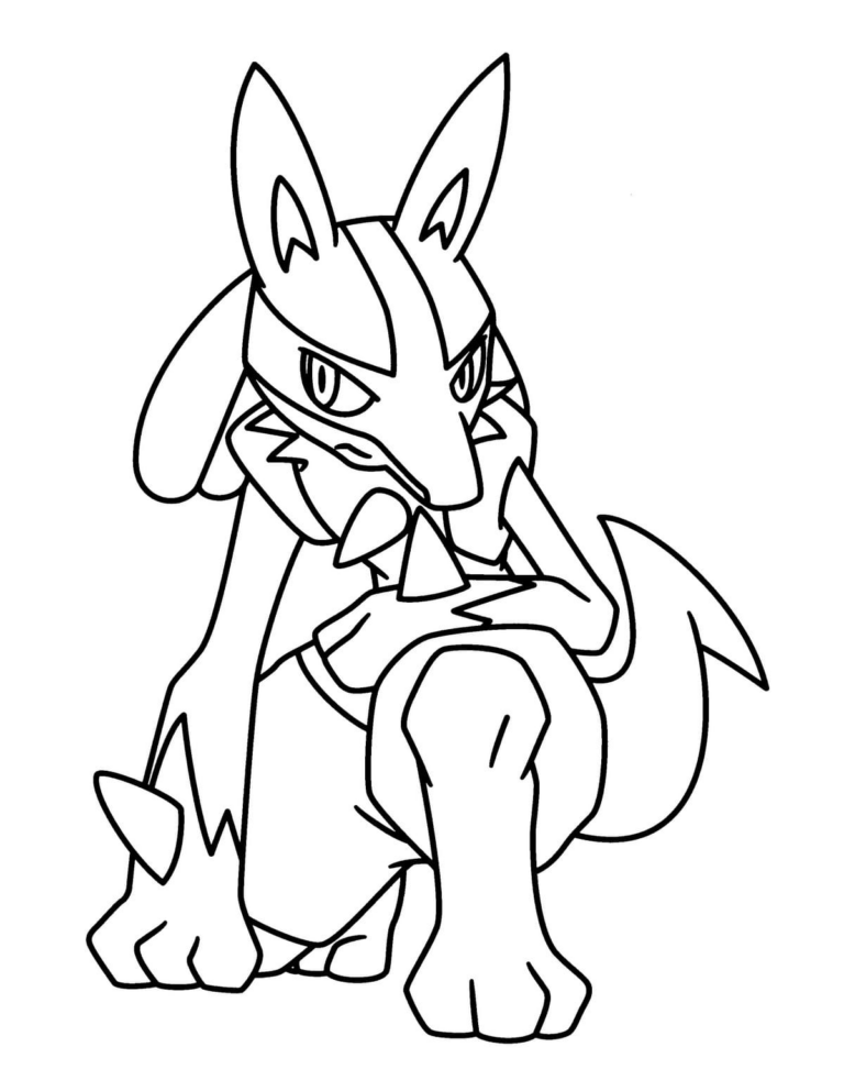 Lucario im Training