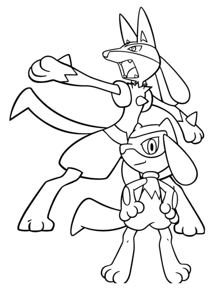 Lucario in Aktion