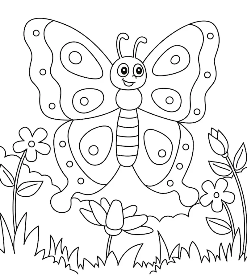 Schmetterling im Garten