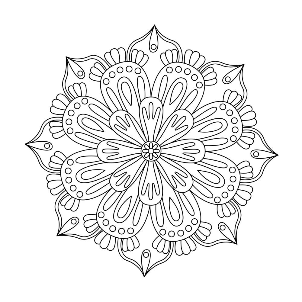 Schönes Mandala

