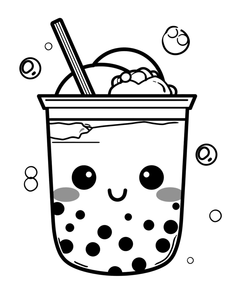 Erröteter Bubble Tea